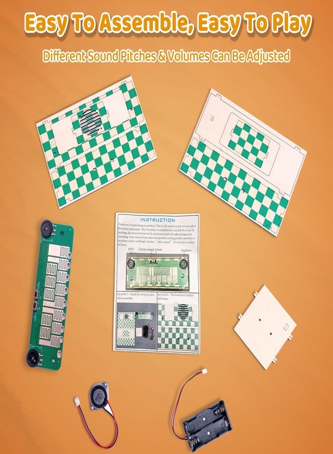 SCAEMO Build Your Own Musical Instrument | Play Melodies Sound Effects | STEM Activities Project Toys for Ages 8-13 | Music Gifts for Teen Boys & Girls & Friends | Fun Toys for Beginner Musicians Youth - Image 5
